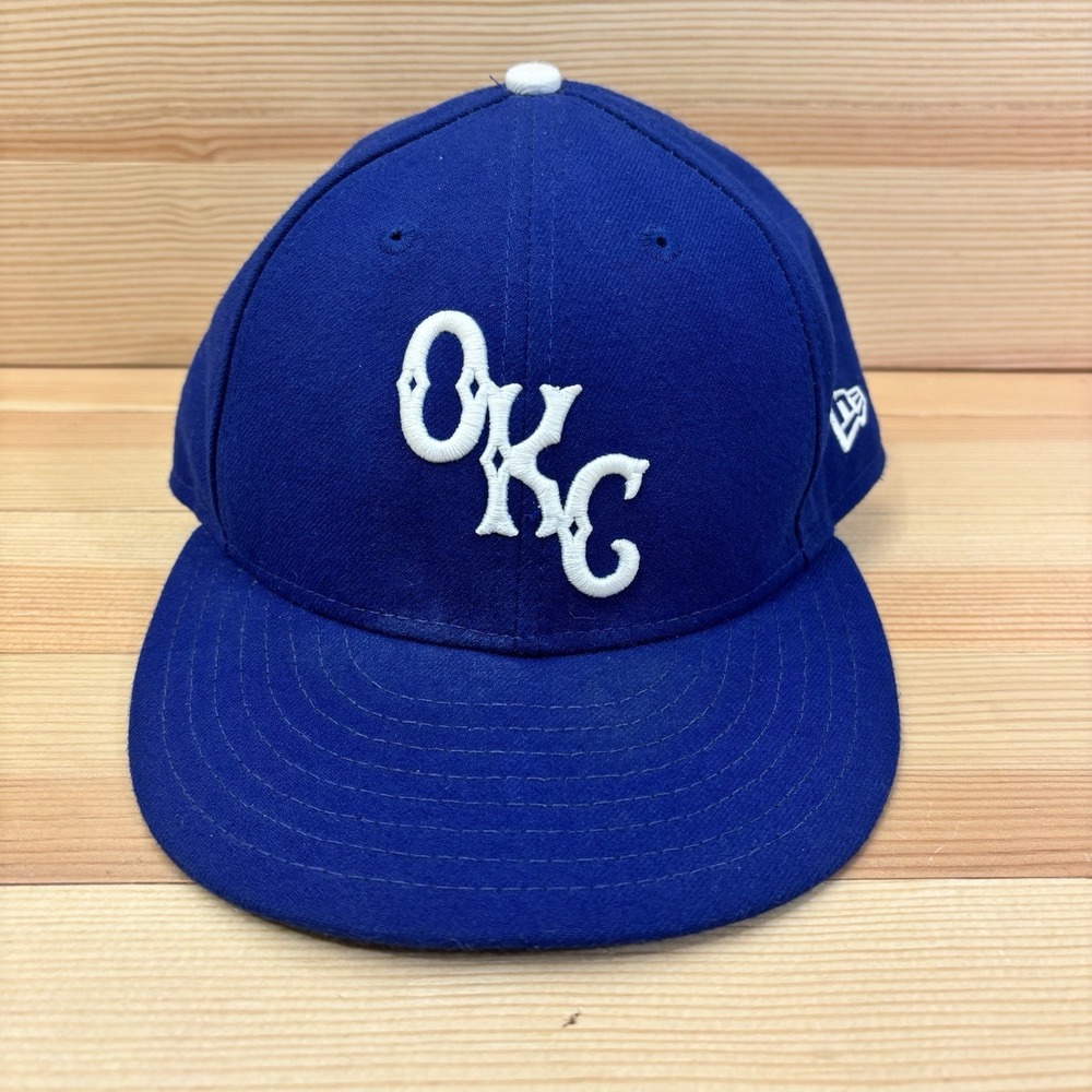 Oklahoma City Dodgers MiLB Blue New Era 59FIFTY Hat 7 1/4 Made In USA